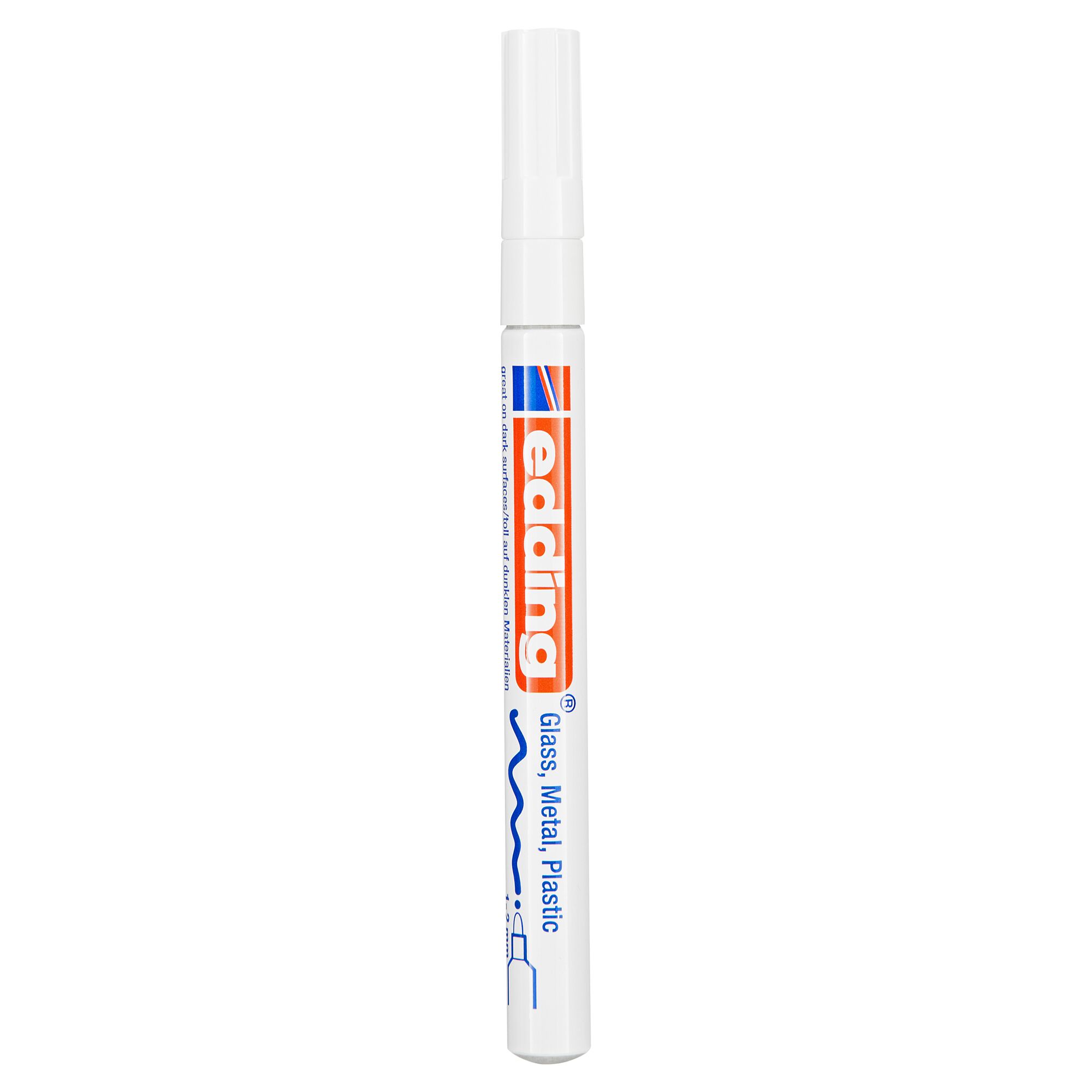 Weißer Edding 751 Lackmarker