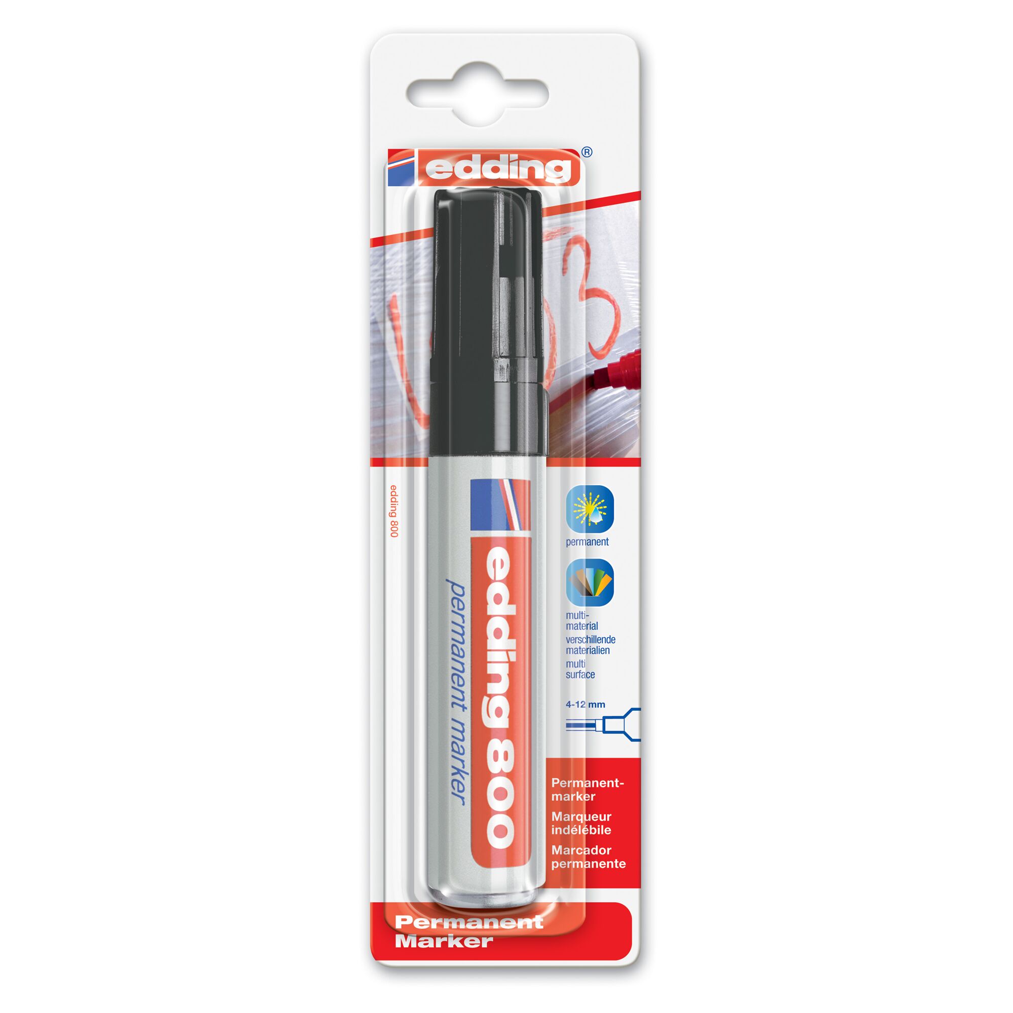 edding 800 Permanentmarker schwarz