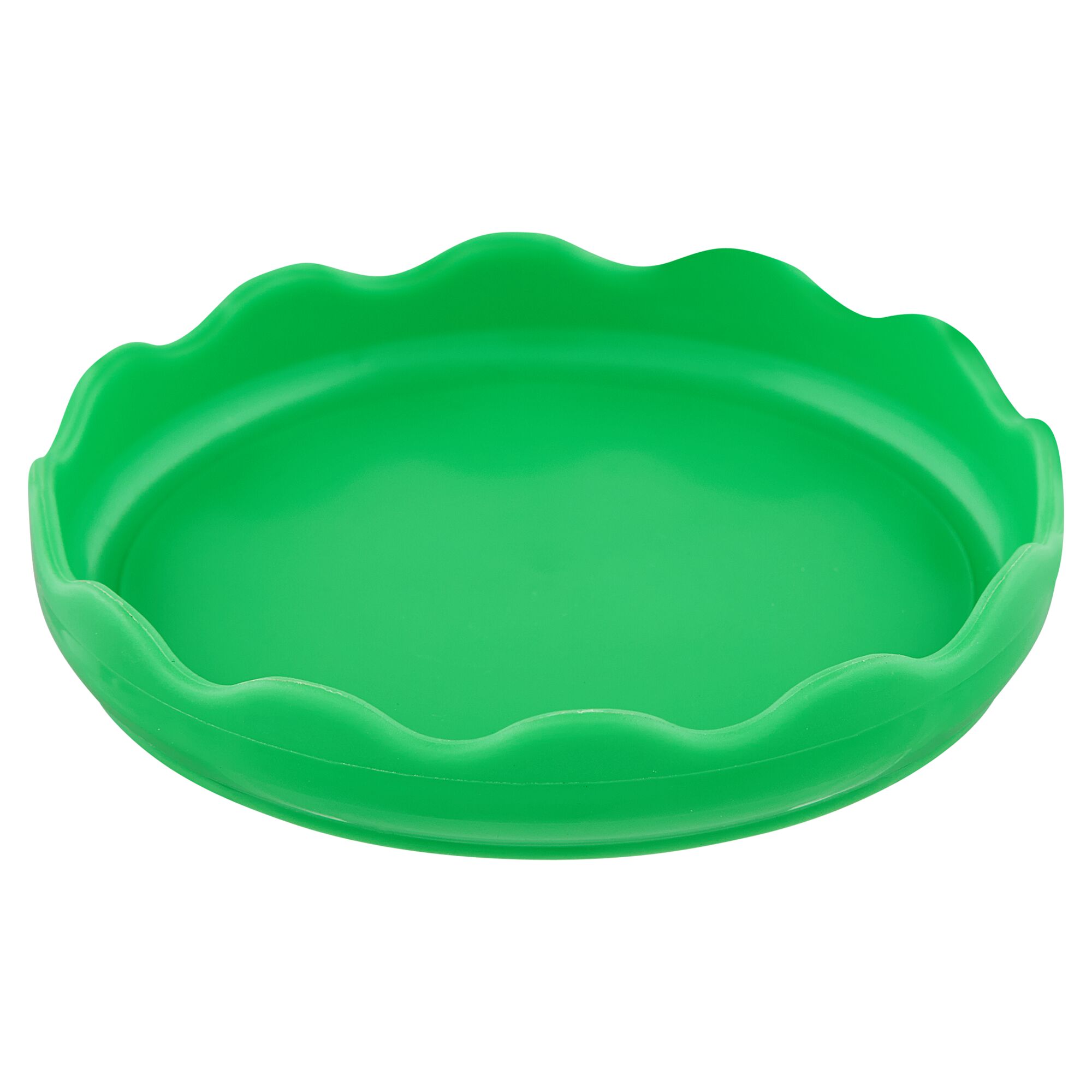 Grüner Topfuntersetzer aus Kunststoff