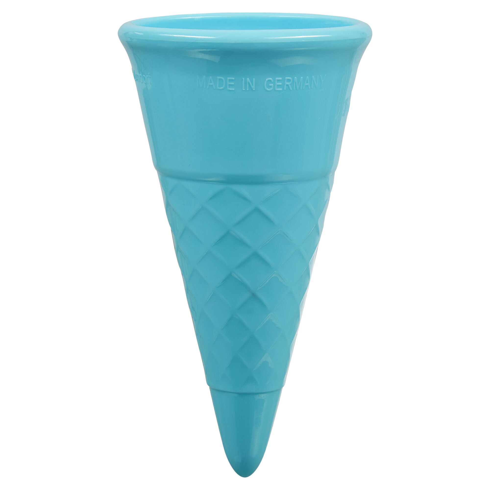 Türkise Eistüte aus Kunststoff