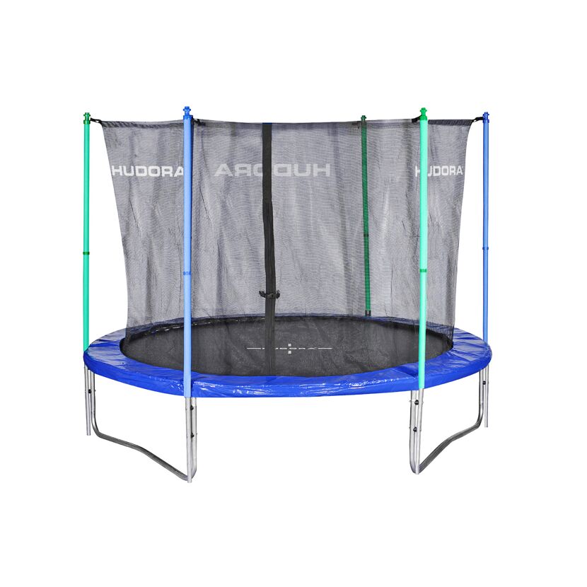 Trampolin 'Fun 300' mit Sicherheitsnetz blau/grün Ø 300 cm