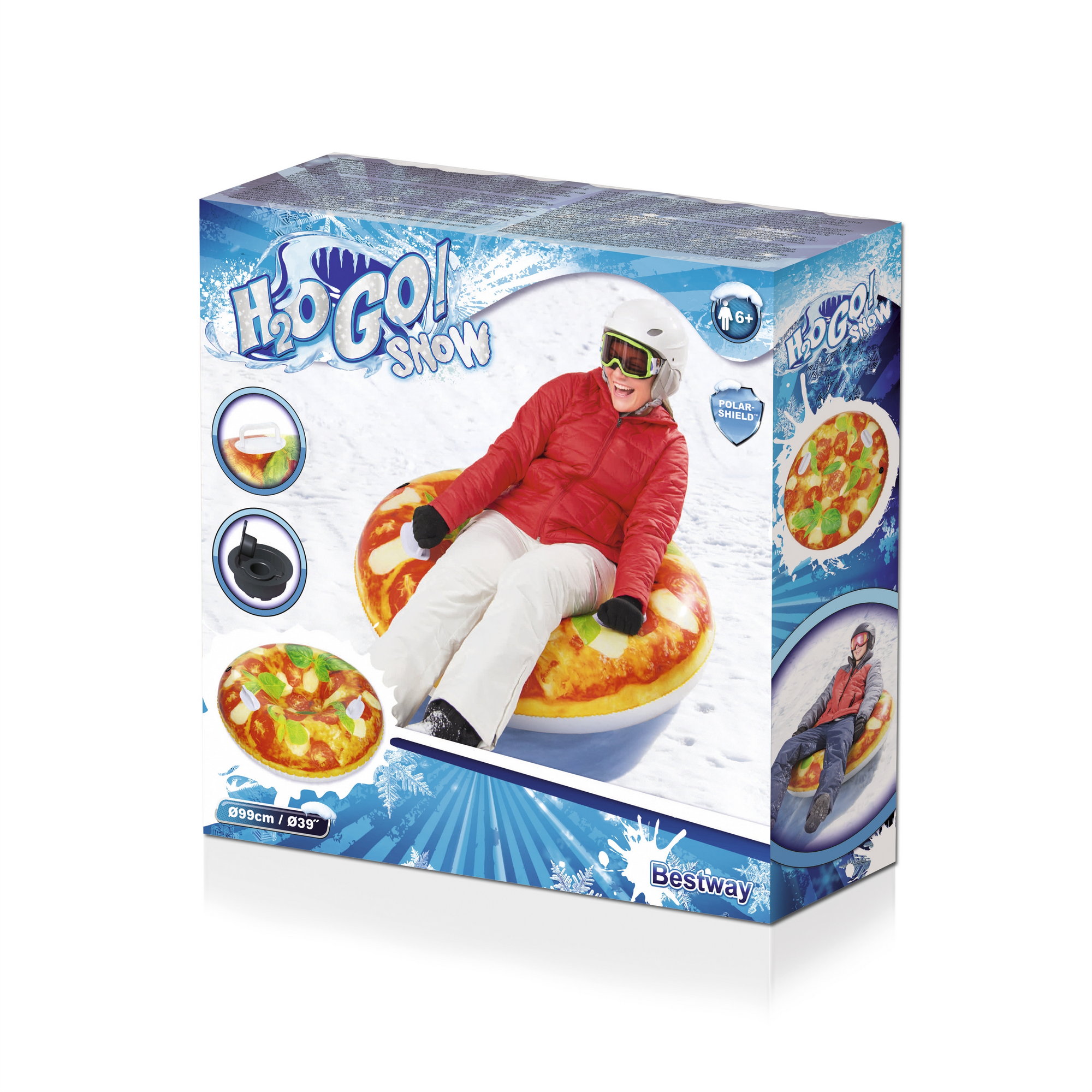 Rodelreifen 'H2OGO! Snow Pizza Mar-GO-rita' aufblasbar Ø 91 x 34 cm + product picture