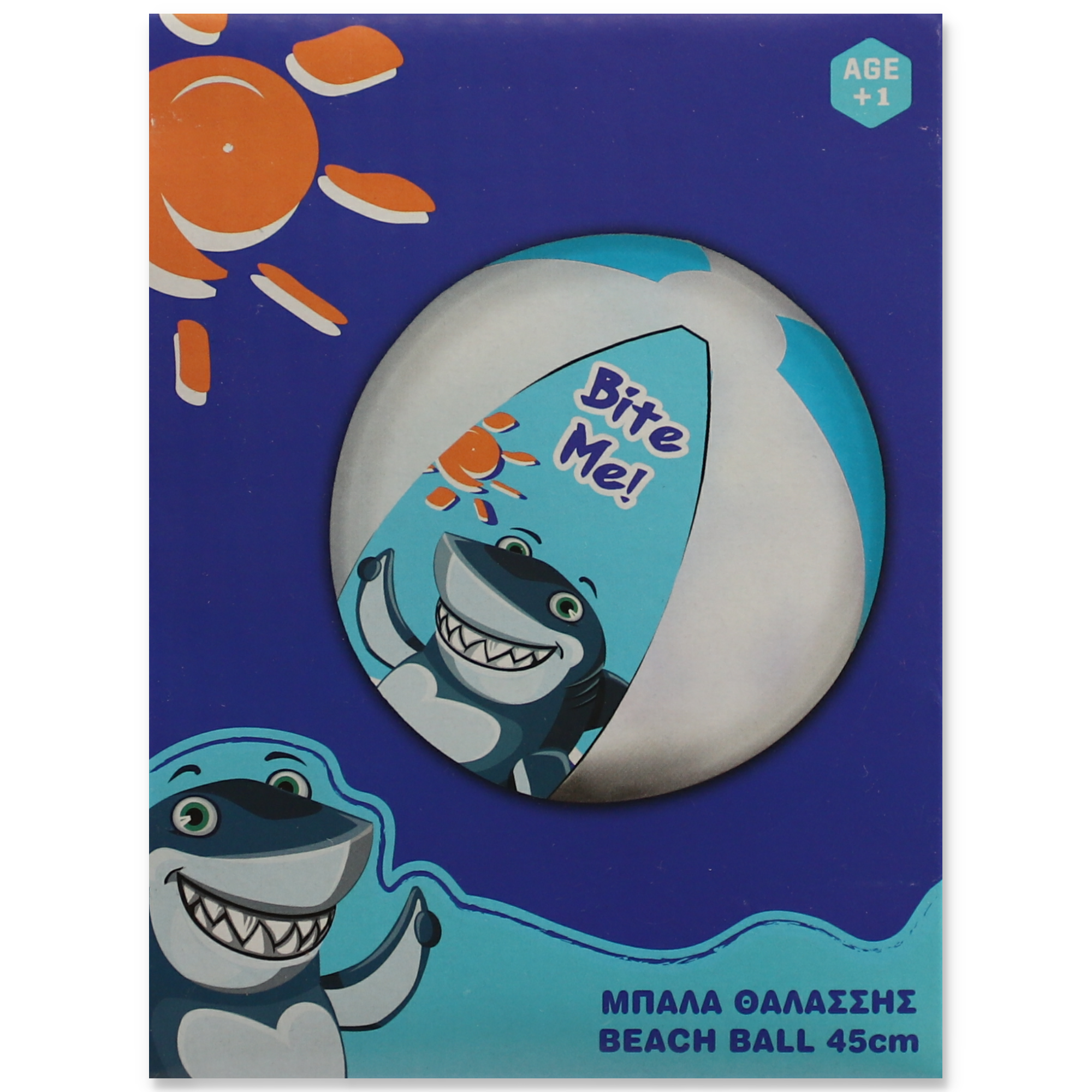 Wasserball 'Hai' blau Ø 45 cm + product picture