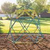 Klettergerüst 'Geodome' Stahl blau/grün Ø 238 x 223 cm