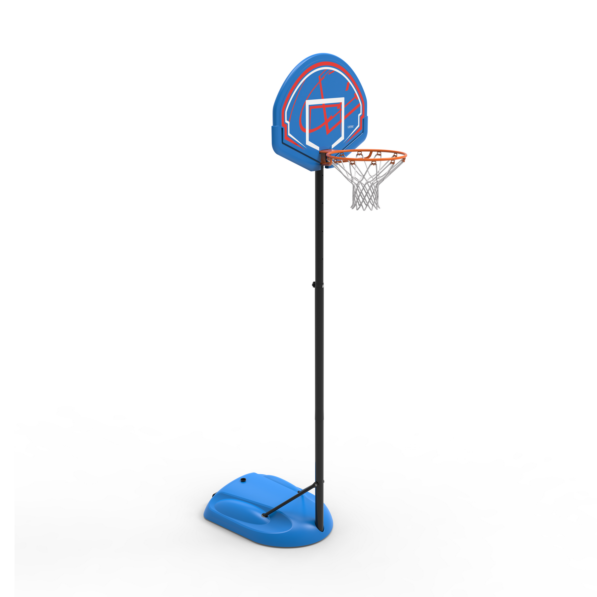 Basketballkorb 'Nebraska' blau mit Standfuss 81 x 228 cm + product picture
