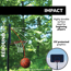 Verkleinertes Bild von Basketball-Korb 'Texas' höhenverstellbar schwarz - blau 76 x 110 x 304 cm