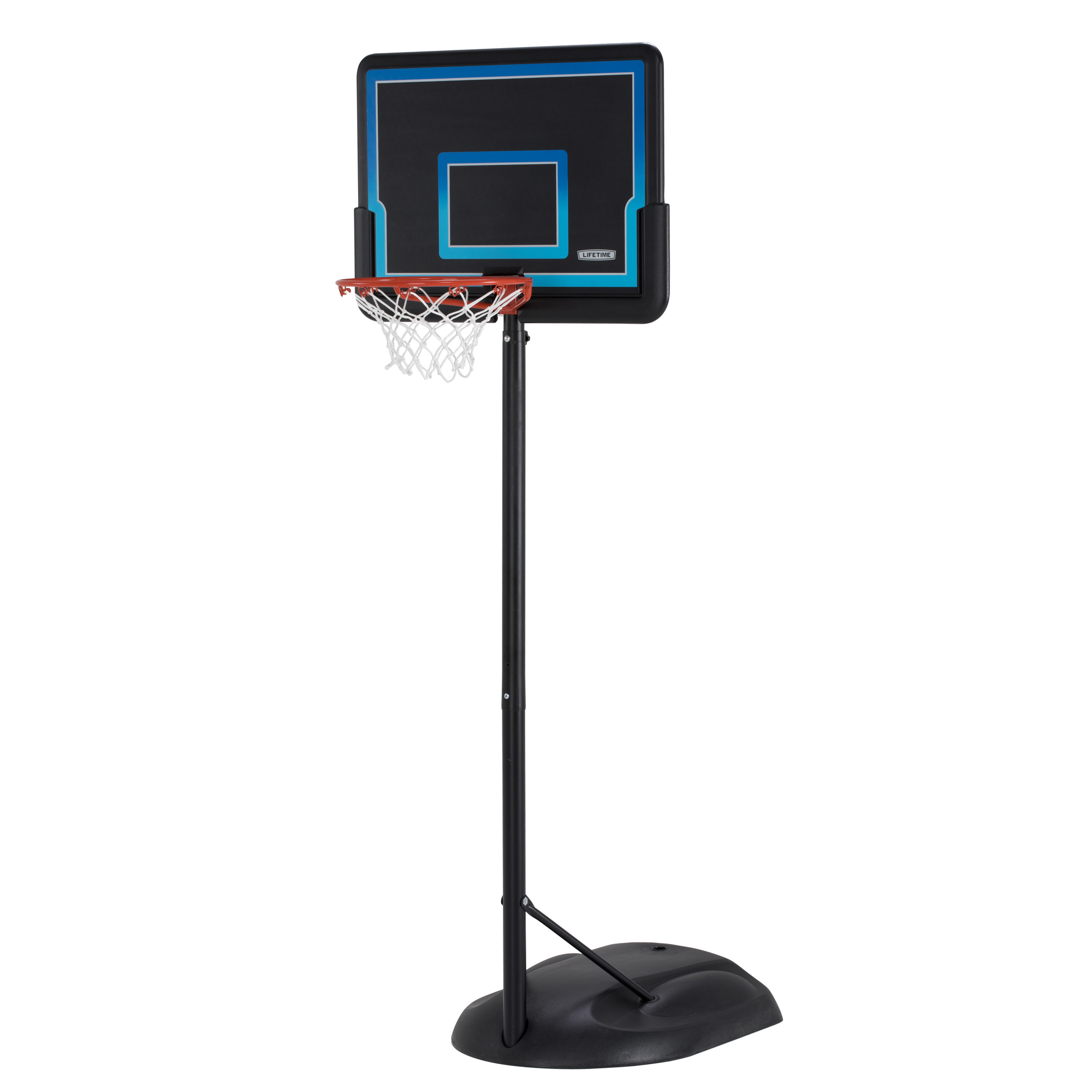 Basketballkorb 'Hawaii' schwarz/blau mit Standfuss 81 x 229 cm + product picture