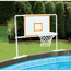 Verkleinertes Bild von Pool Basketball-Set weiß/orange inklusive Wasserball 110 x 41 x 95 cm