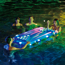 Verkleinertes Bild von Bierpong Luftmatratze 'Aqua Glow' blau mit LED-Funktion 160 x 84 x 19 cm