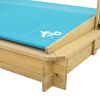 TP Sandkasten mit blauer Abdeckung