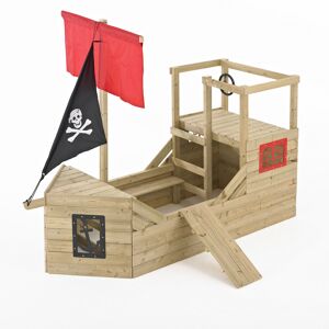 Holz-Spielhaus-Piratenschiff 'Galleon' natur 272 x 171 x 206 cm