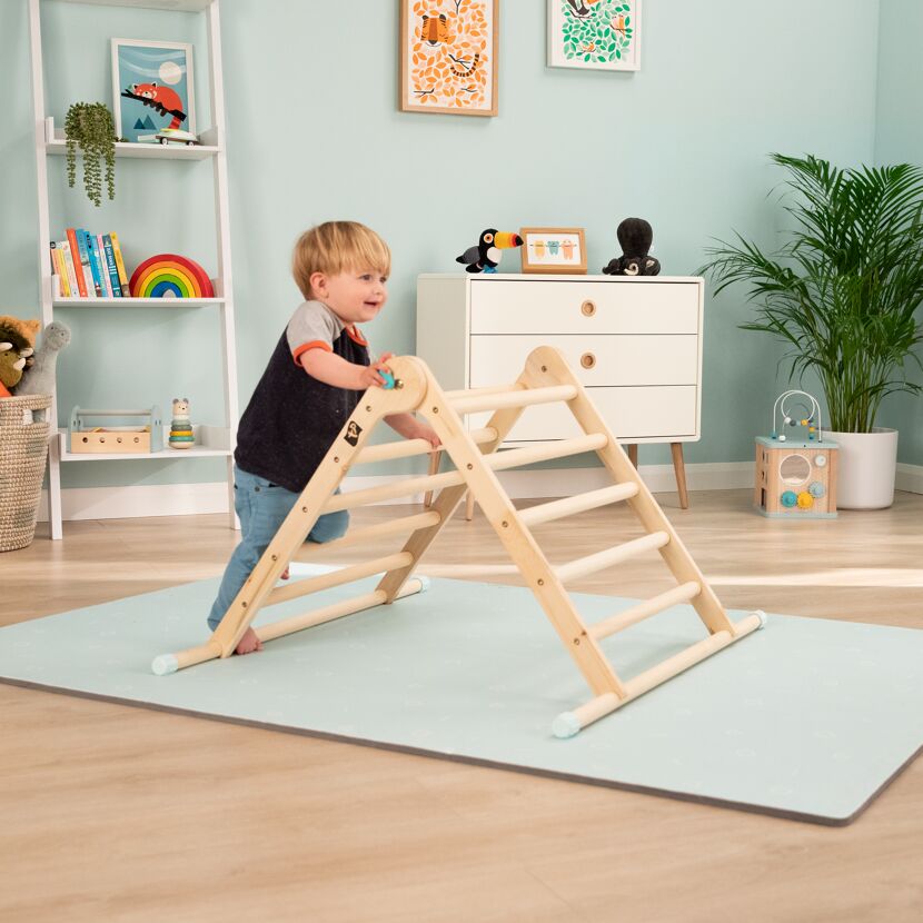 Holz-Kletterdreieck 'Active Tots' natur 91 x 78 x 58 cm