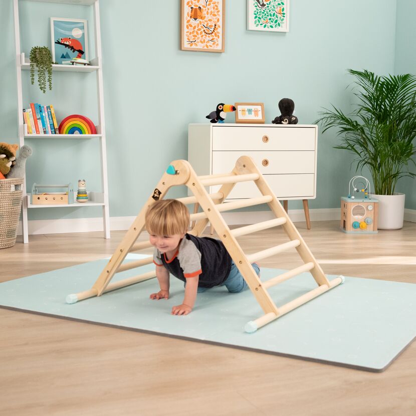 Holz-Kletterdreieck 'Active Tots' natur 91 x 78 x 58 cm