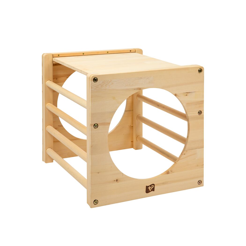 Holz-Kletterwürfel 'Active Tots' natur 52 x 60 x 52 cm