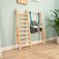 Holz-Kletterdreieck 'Active Tots' natur mit Schaukel 101 x 84 x 101 cm