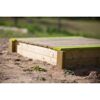 Holz-Sandkasten 'Maus' natur mit Deckel 120 x 120 x 25 cm