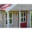 Holz-Spielhaus 'Fuchs' natur/rot Terrasse 120 x 120 x 155 cm