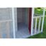 Holz-Spielhaus 'Fuchs' natur/rot Terrasse 120 x 120 x 155 cm