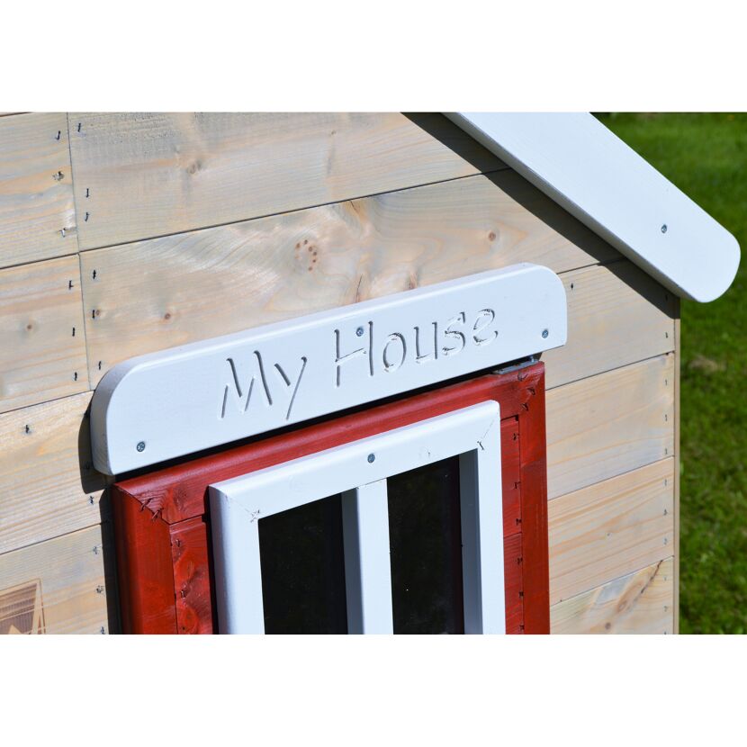 Spielhaus mit Aufschrift "My House"
