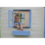 Verkleinertes Bild von Holz-Spielhaus 'Wal' natur/blau 120 x 160 x 200 cm