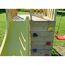 Holz-Spielturm 'Falke' natur Rutsche und Kletterwand 280 x 110 x 270 cm