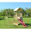 Holz-Spielturm 'Gorilla' natur Rutsche, Kletterwand, Schaukel und Picknicktisch 290 x 270 x 270 cm