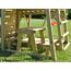 Holz-Spielturm 'Gorilla' natur Rutsche, Kletterwand, Schaukel und Picknicktisch 290 x 270 x 270 cm