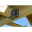 Verkleinertes Bild von Holz-Spielturm 'Flamingo' natur Rutsche, Kletterwand, 2 Schaukeln und Picknicktisch 280 x 340 x 270 cm