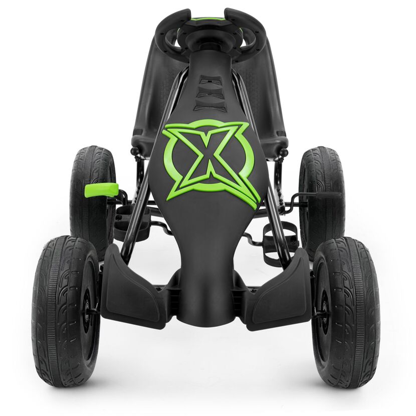 Go-Kart Viper schwarz mit grünen Akzenten