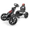 Schwarzes Go-Kart Venom mit roten Details