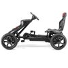 Schwarzes Go-Kart Venom von der Seite