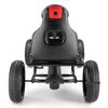 Rückseite des Go-Karts Venom in Schwarz und Rot.