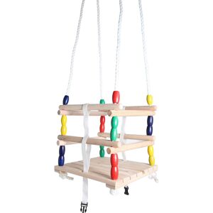 Gitterschaukel 'Outdoor Active' Naturholz 30 x 30 cm