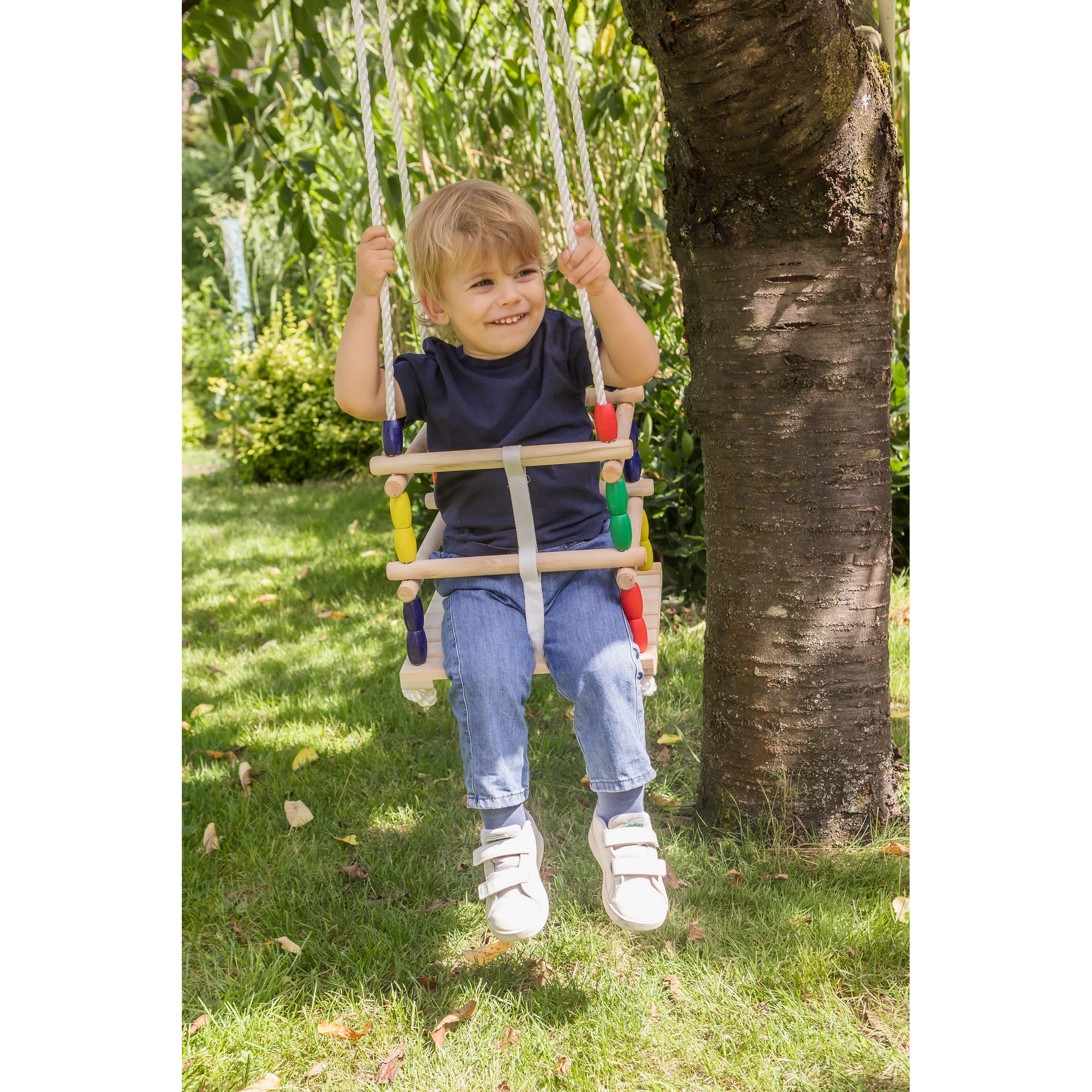 Gitterschaukel 'Outdoor Active' Naturholz 30 x 30 cm