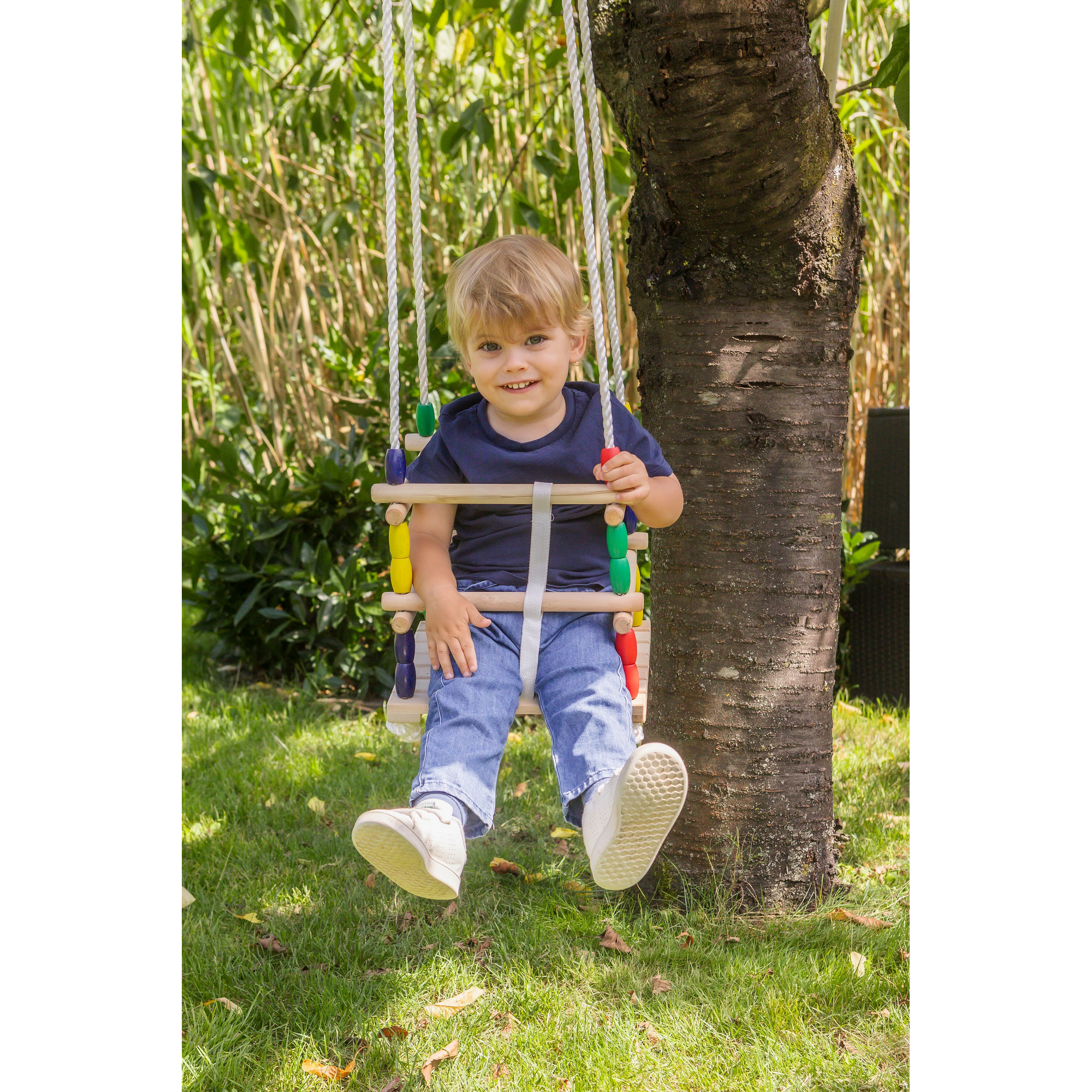 Gitterschaukel 'Outdoor Active' Naturholz 30 x 30 cm
