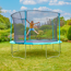 Trampolin 'UP12' blau 366 x 272 x 120 cm