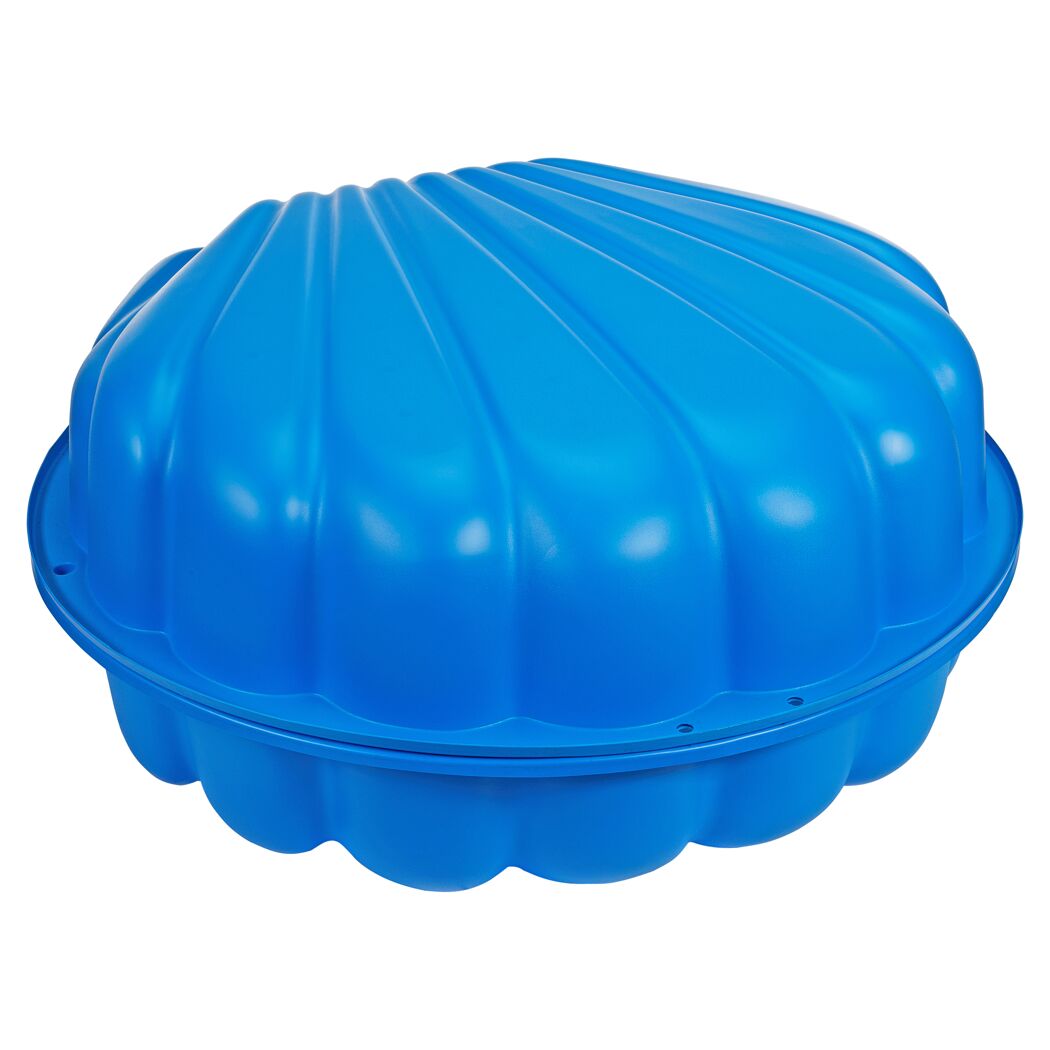 Sand- und Wassermuschel blau 89 x 74 x 22 cm