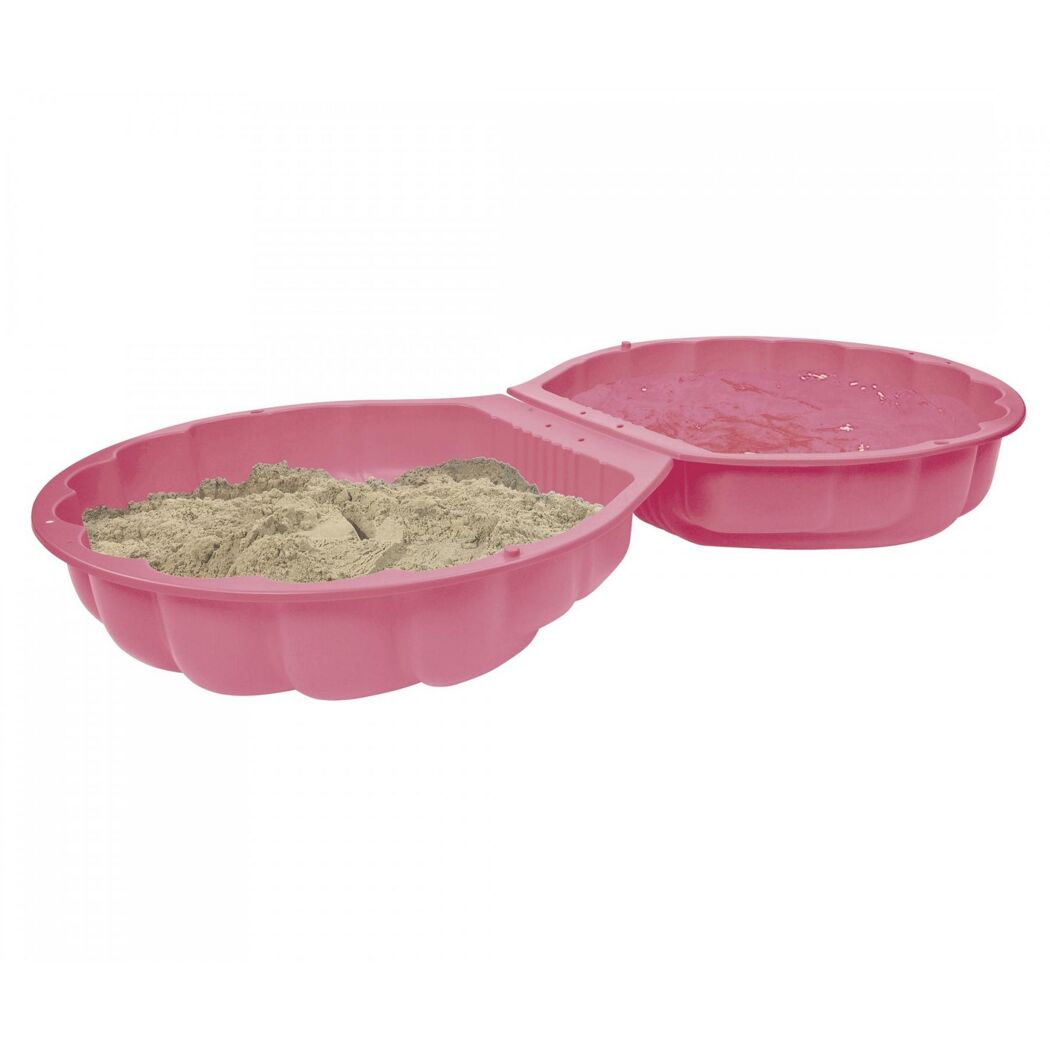 Sand- und Wassermuschel pink 89 x 74 x 22 cm
