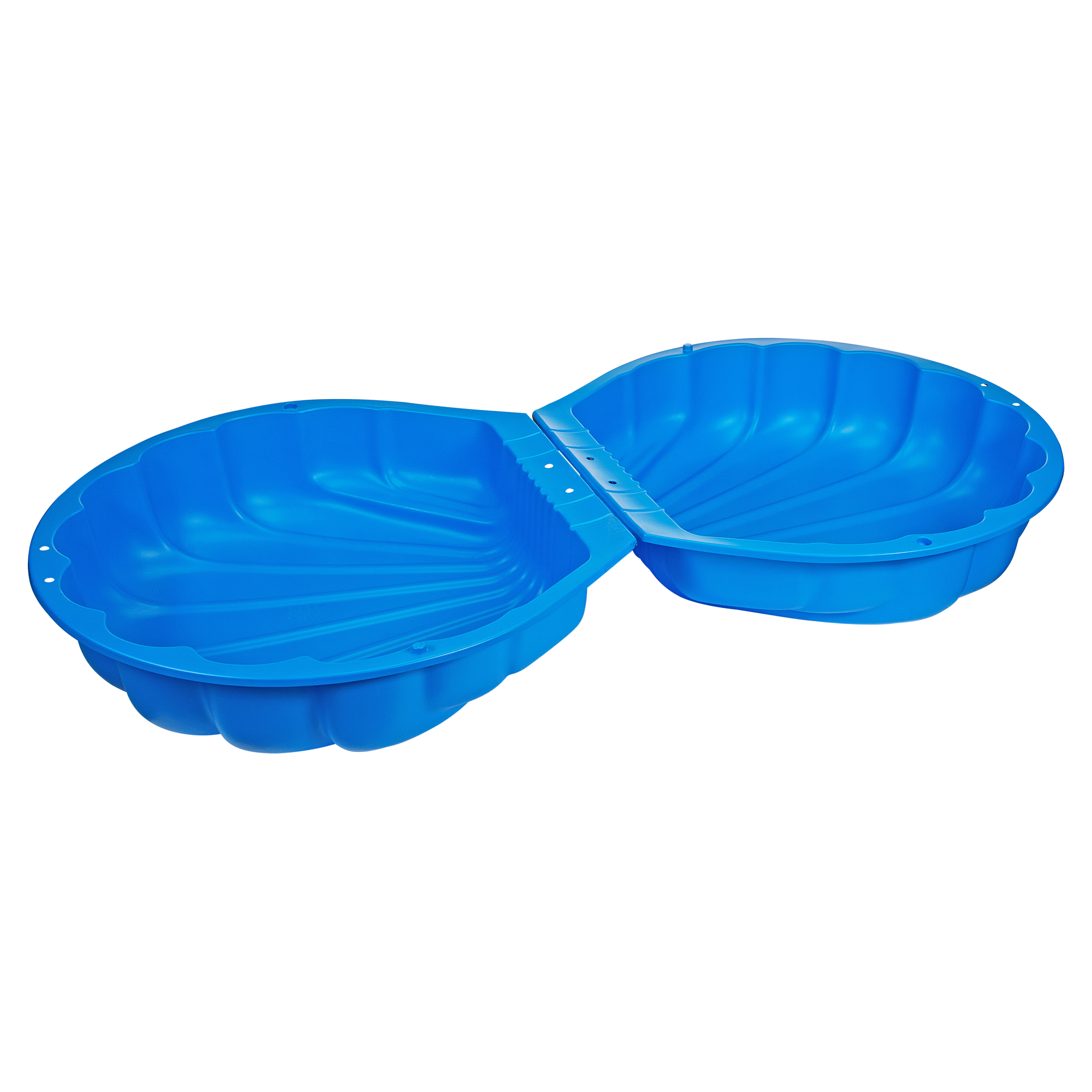 Sand- und Wassermuschel blau 87 x 87 x 20 cm