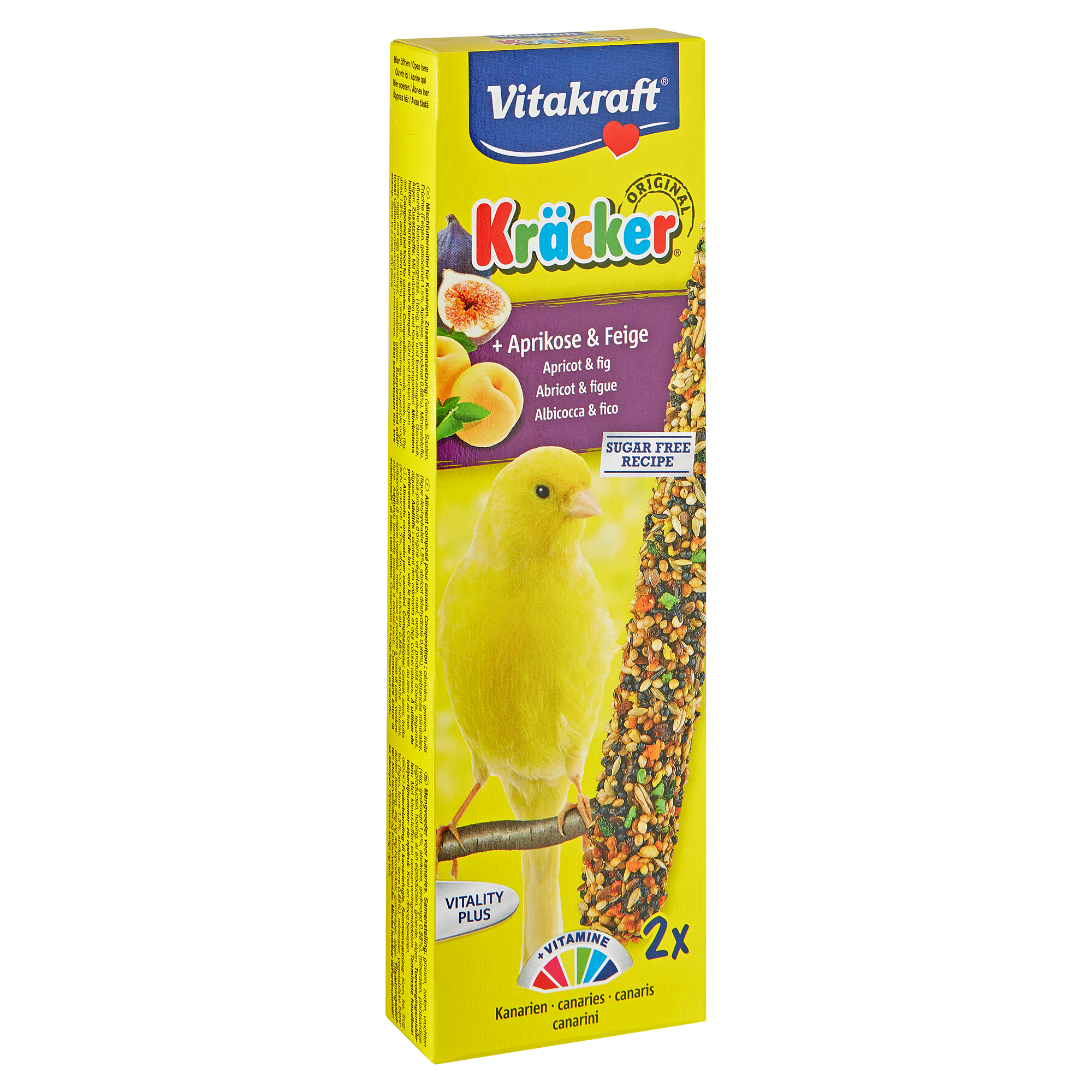 Kanarienfutter "Kräcker® Original" Aprikose & Feige 2 Stück + product picture