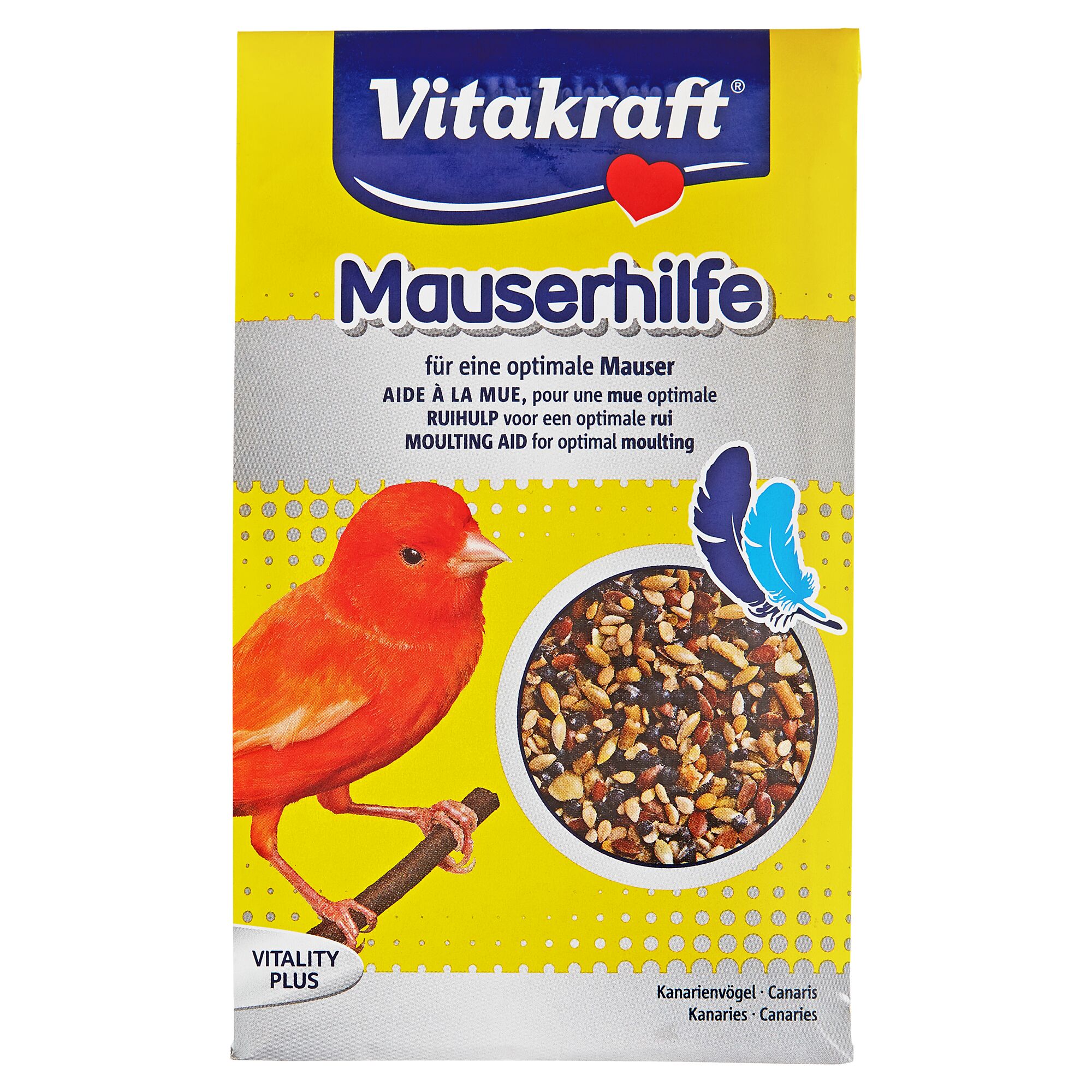 Vitakraft Mauserhilfe Vogelfutter und Kanarienvogel
