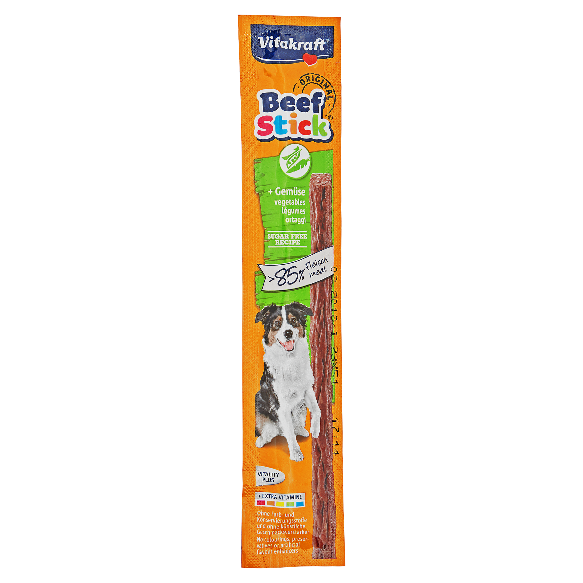 Hundesnack "Beef Sticks" Original mit Gemüse 12 g + product picture