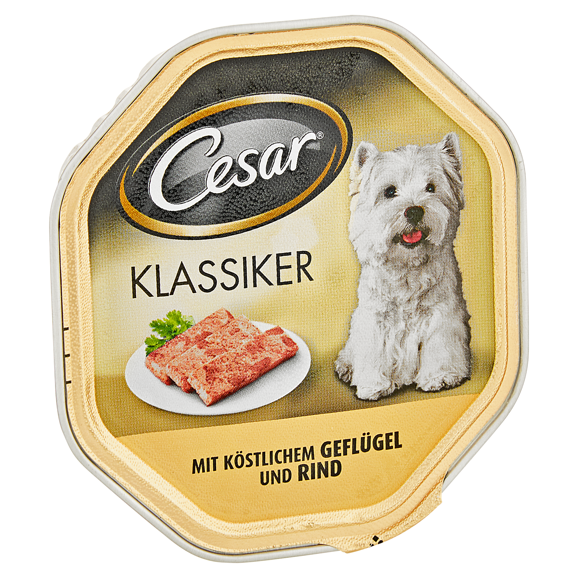 Hundenassfutter "Klassiker" mit Geflügel und Rind 150 g + product picture