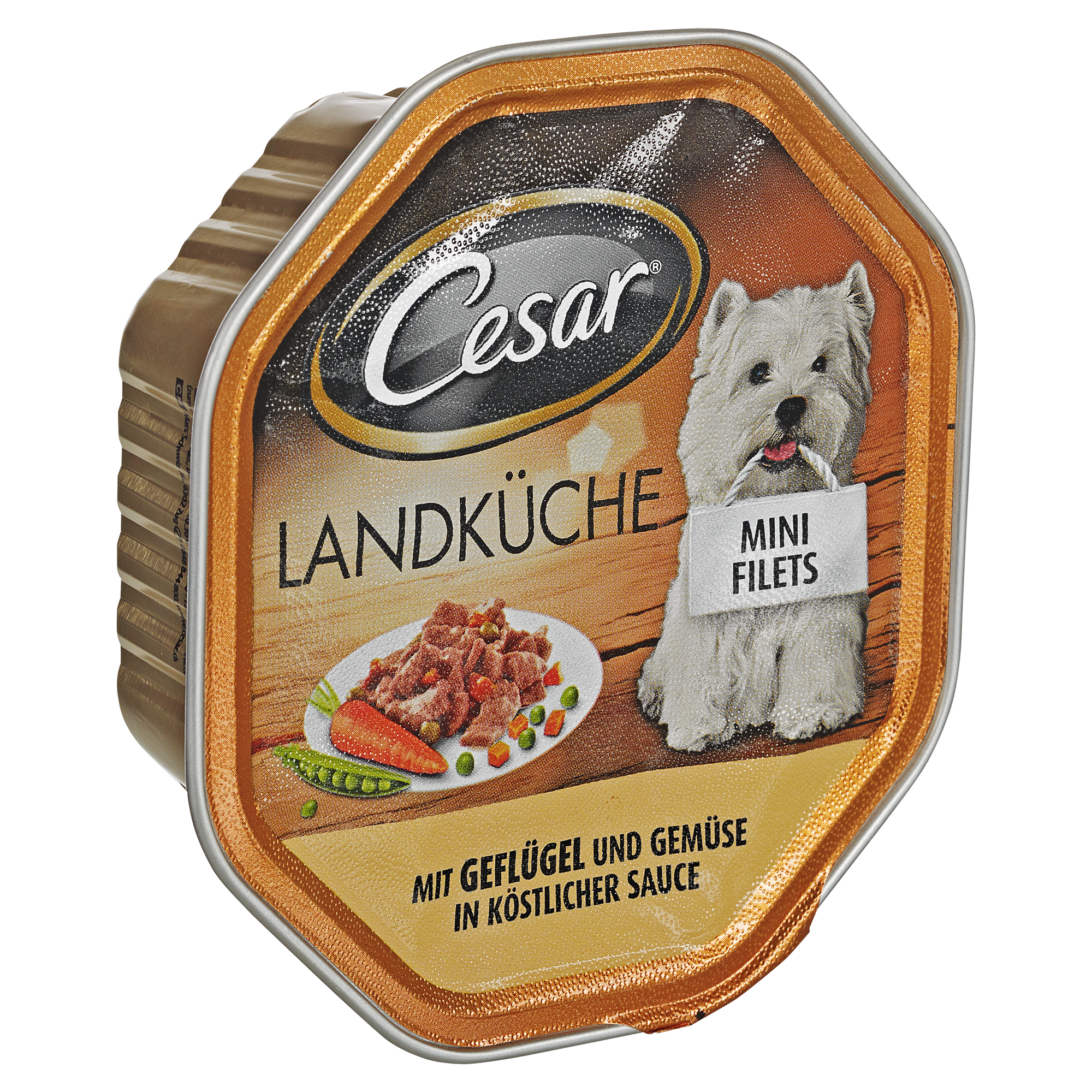 Hundenassfutter "Landküche" Geflügel und Gemüse 150 g + product picture