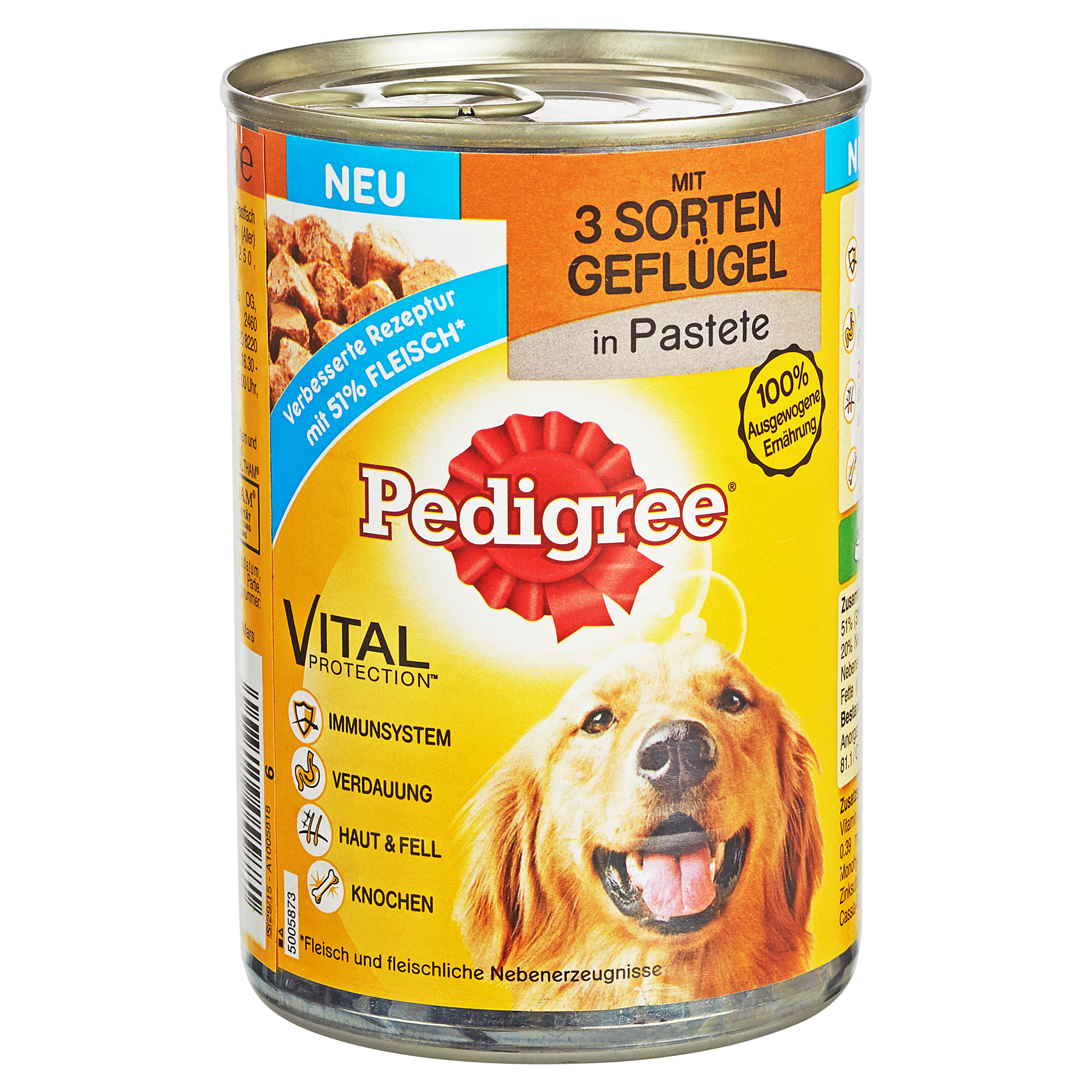 Hundenassfutter "Adult" Geflügel in Pastete 400 g + product picture