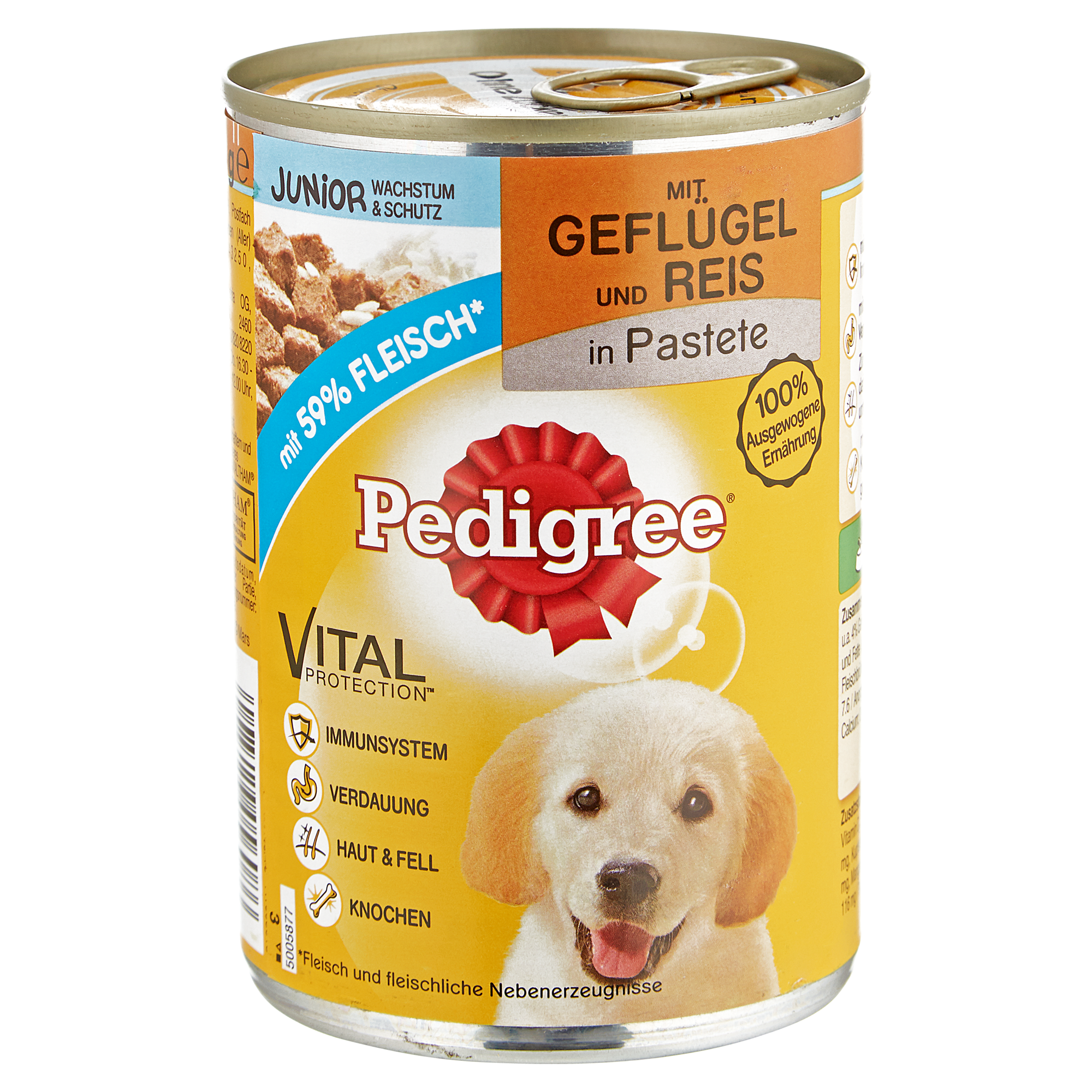 Hundenassfutter "Vital Protection" Junior Geflügel und Reis in Pastete 400 g + product picture