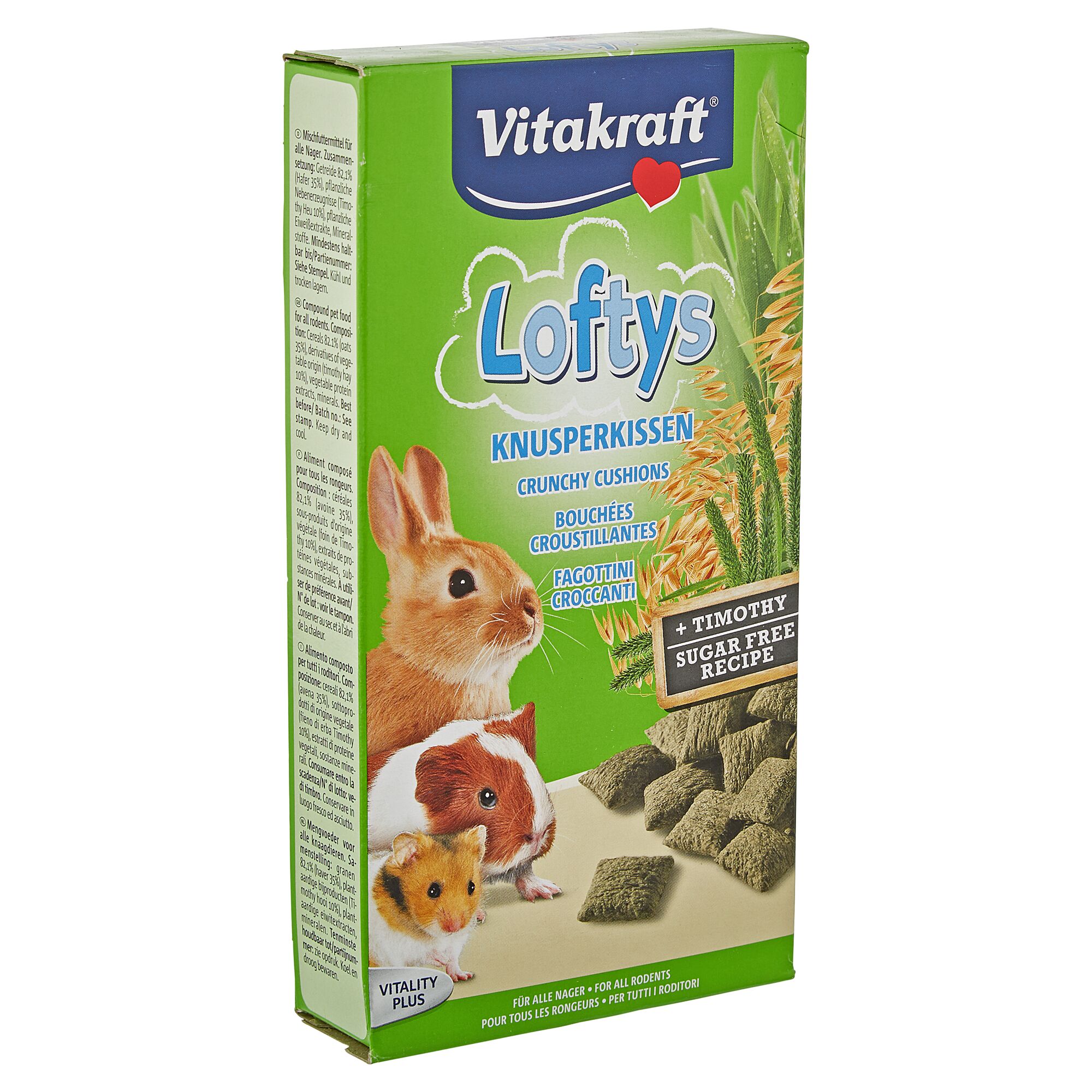 Vitakraft Loftys Knusperkissen Nagerfutter