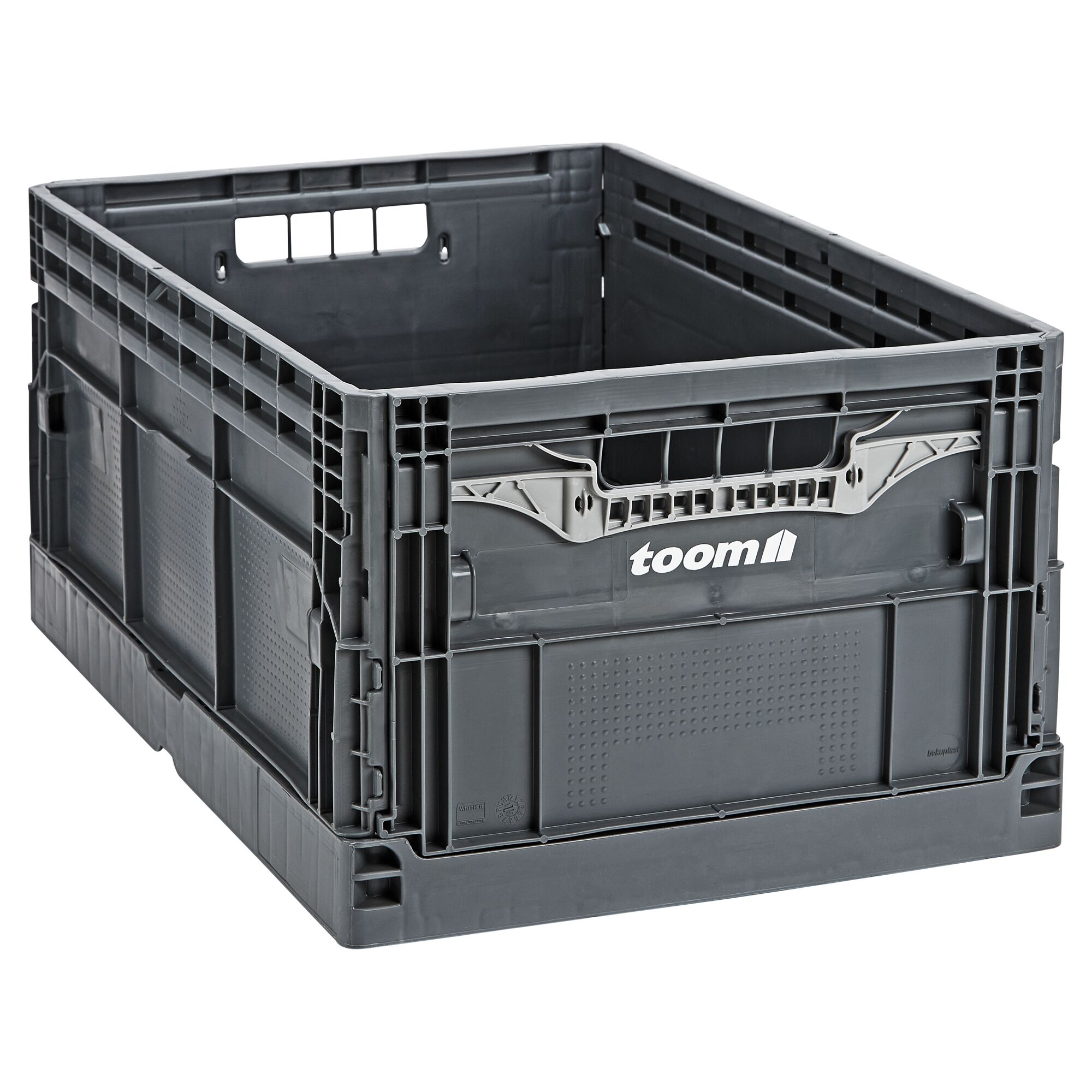 Graue Klappbox 55 l von toom