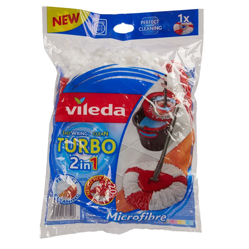Vileda Turbo 2in1 Mikrofaser Wischmop in Verpackung