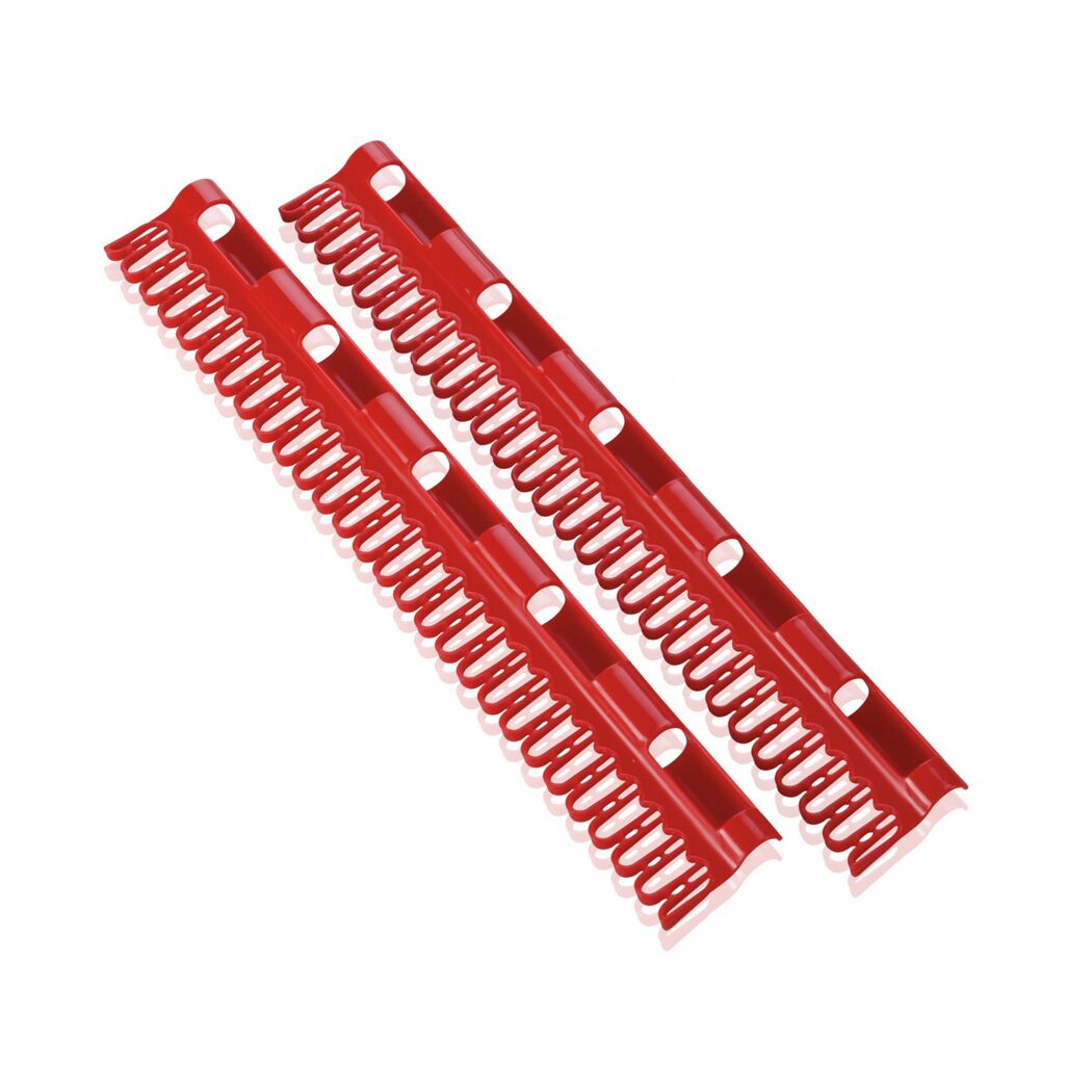 Kleinteilehalter rot 39 x 2 x 7,5 cm, 2er Set